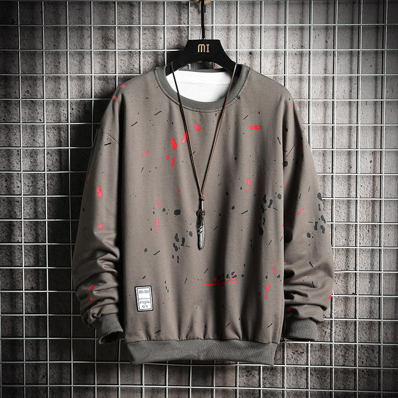 new Trend Manner Hoodies Casual Solide Splice