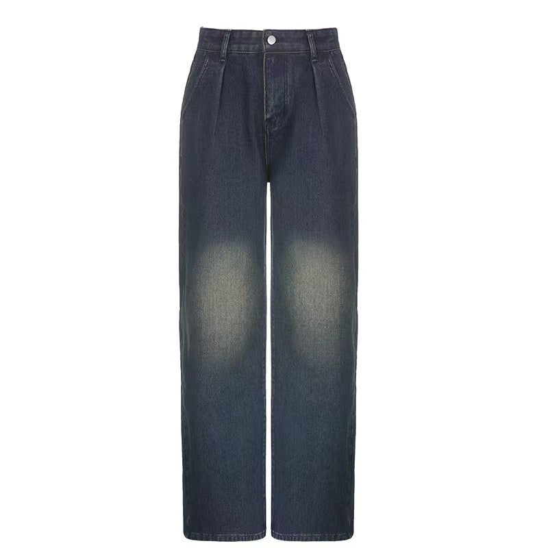 Casual Loose Retro Blue Jeans