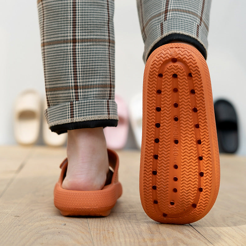 Poop Feeling Velcro Platform Female Summer Couple Bathroom Home