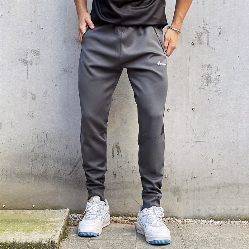 Sweatpants Panel Zip Pocket Stretch