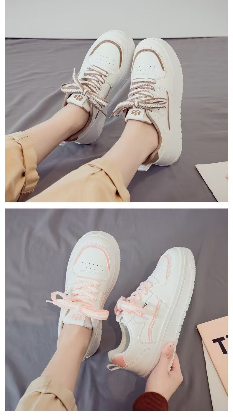 White Shoes Minority All-match Running Leisure Sneakers