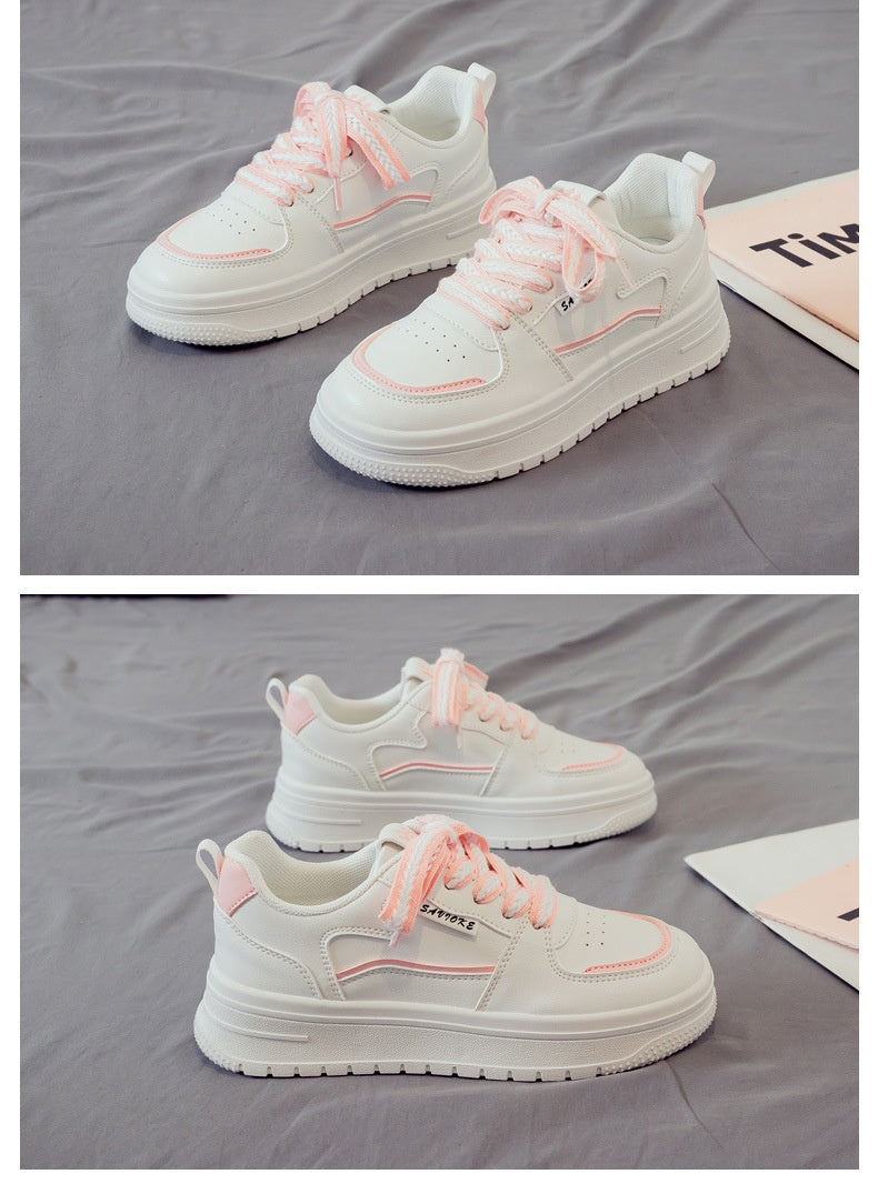 White Shoes Minority All-match Running Leisure Sneakers