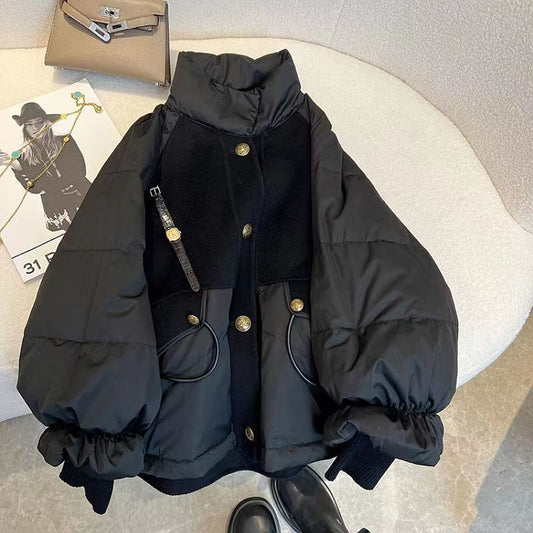 Plus Size Down Cotton-padded Coat