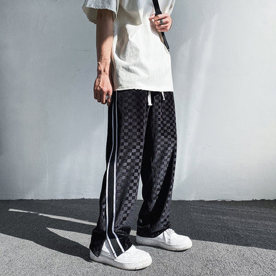 Falling Sense Straight Loose High Street Casual Pants