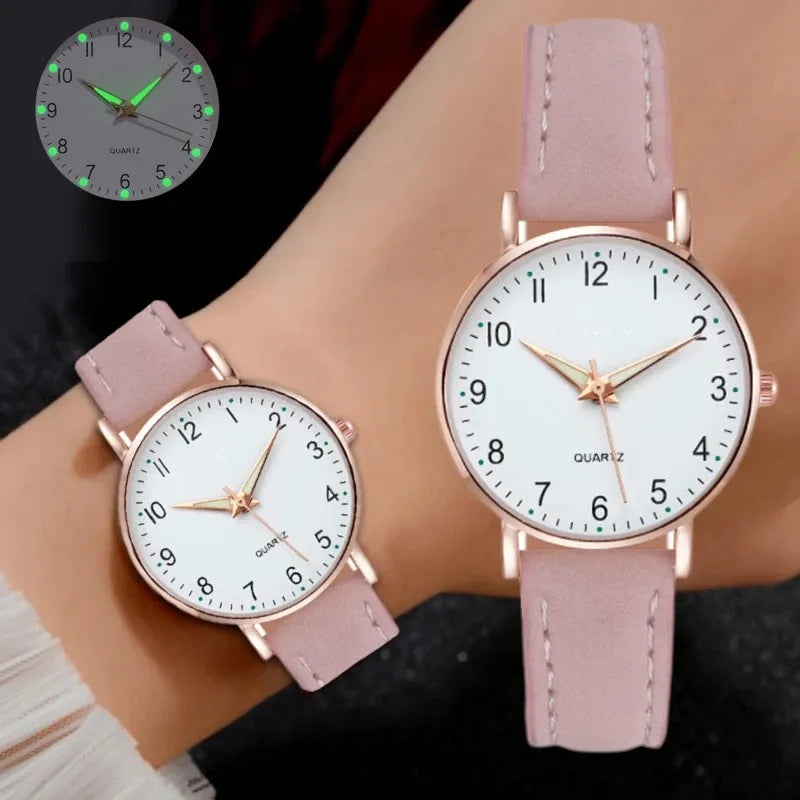 Luxury Watches For Women Diamond-studded Luminous Retro Back