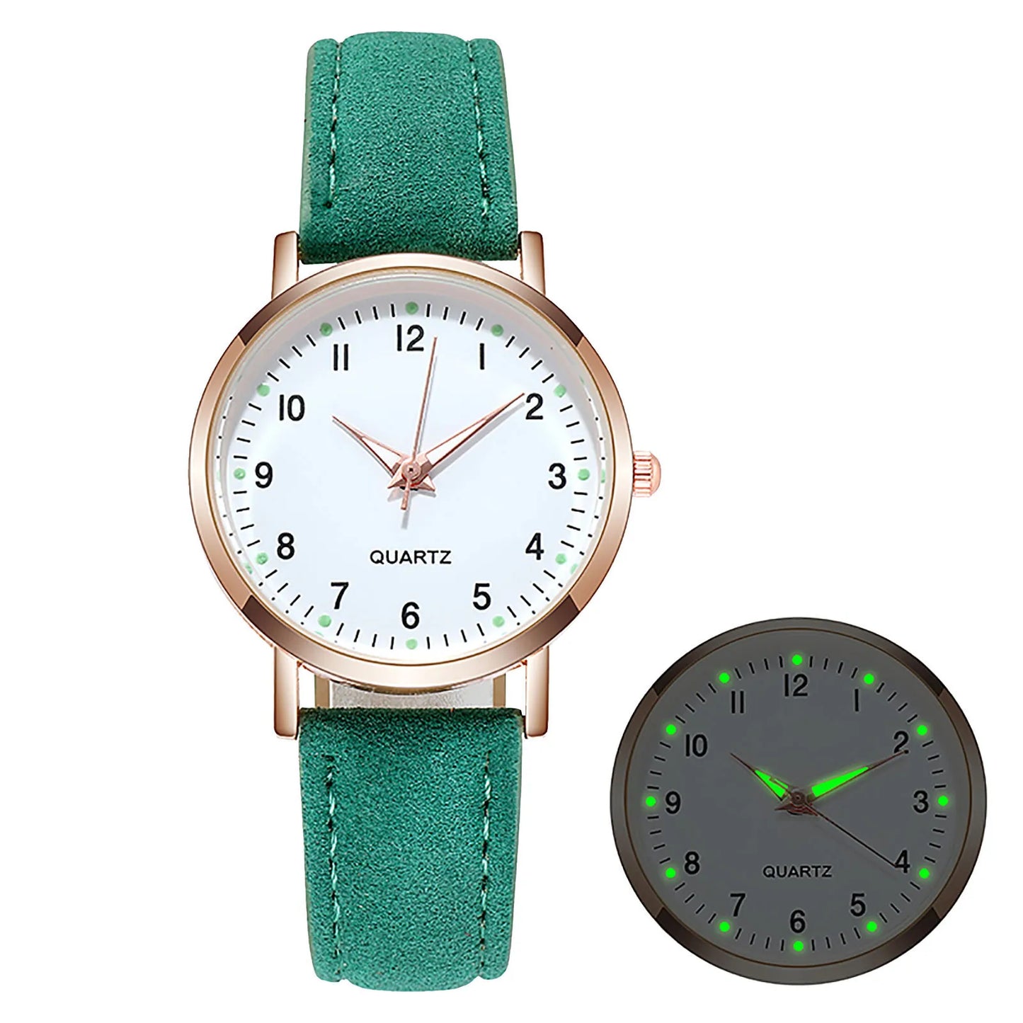 Luxury Watches For Women Diamond-studded Luminous Retro Back