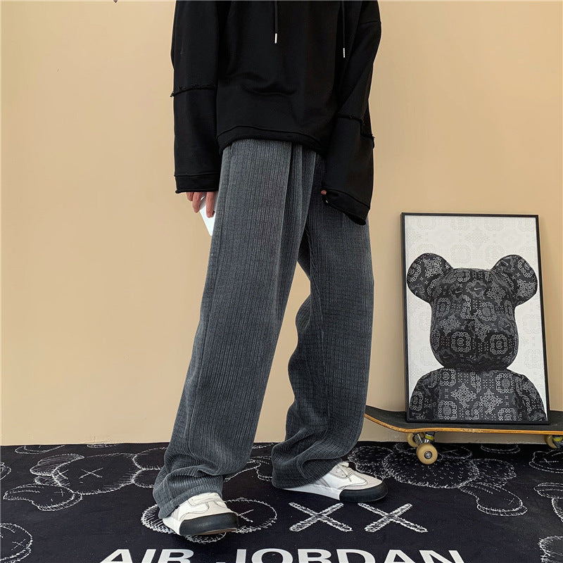 Men's Fashion Casual Loose Corduroy Pants