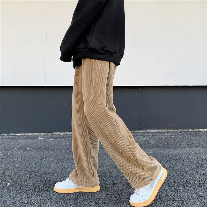 Men's Fashion Casual Loose Corduroy Pants