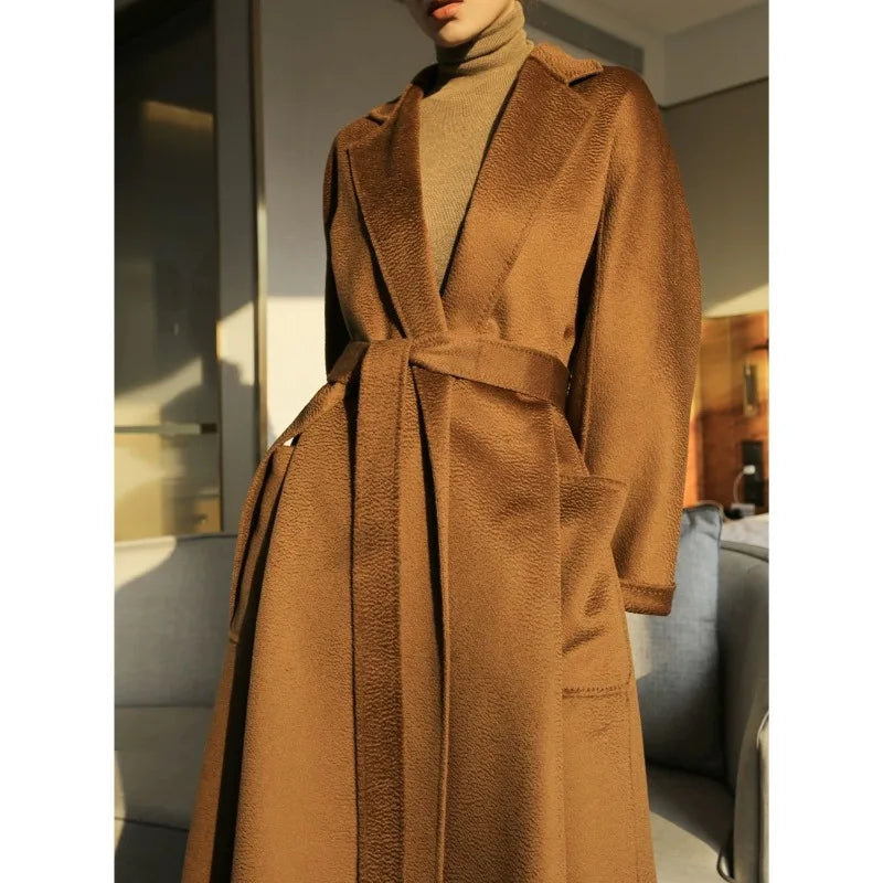 New Reversible Cashmere Coat Women