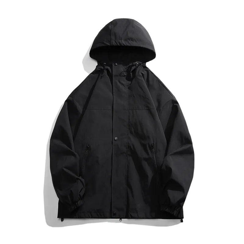 Hooded Jacket for Men Cargo Jacket Men Casual