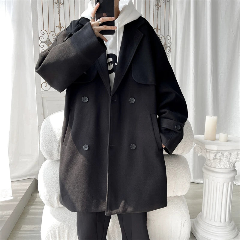 Coat Man Winter Jackets for Men Wool Coats Korean