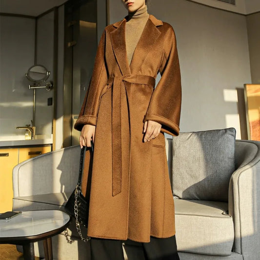 New Reversible Cashmere Coat Women