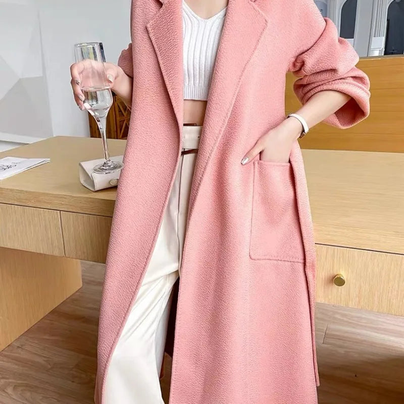 New Reversible Cashmere Coat Women