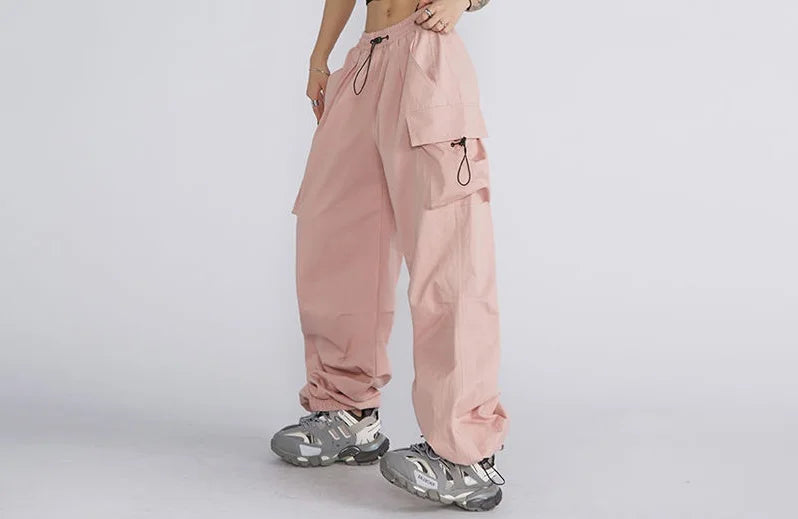 Y2k calças femininas calças largas 2023 outono streetwear calças de grandes dimensões vintage casual solto moletom