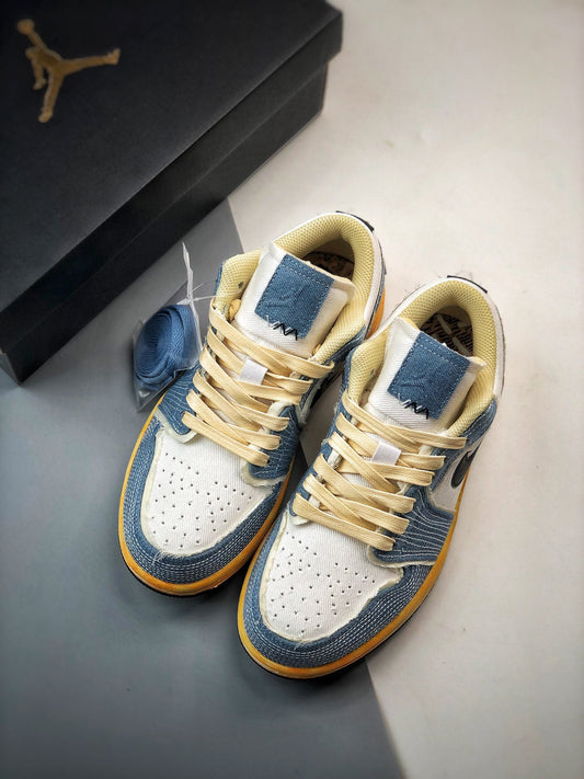 Air Jordan 1 Low SE WRMK Sashiko Denim