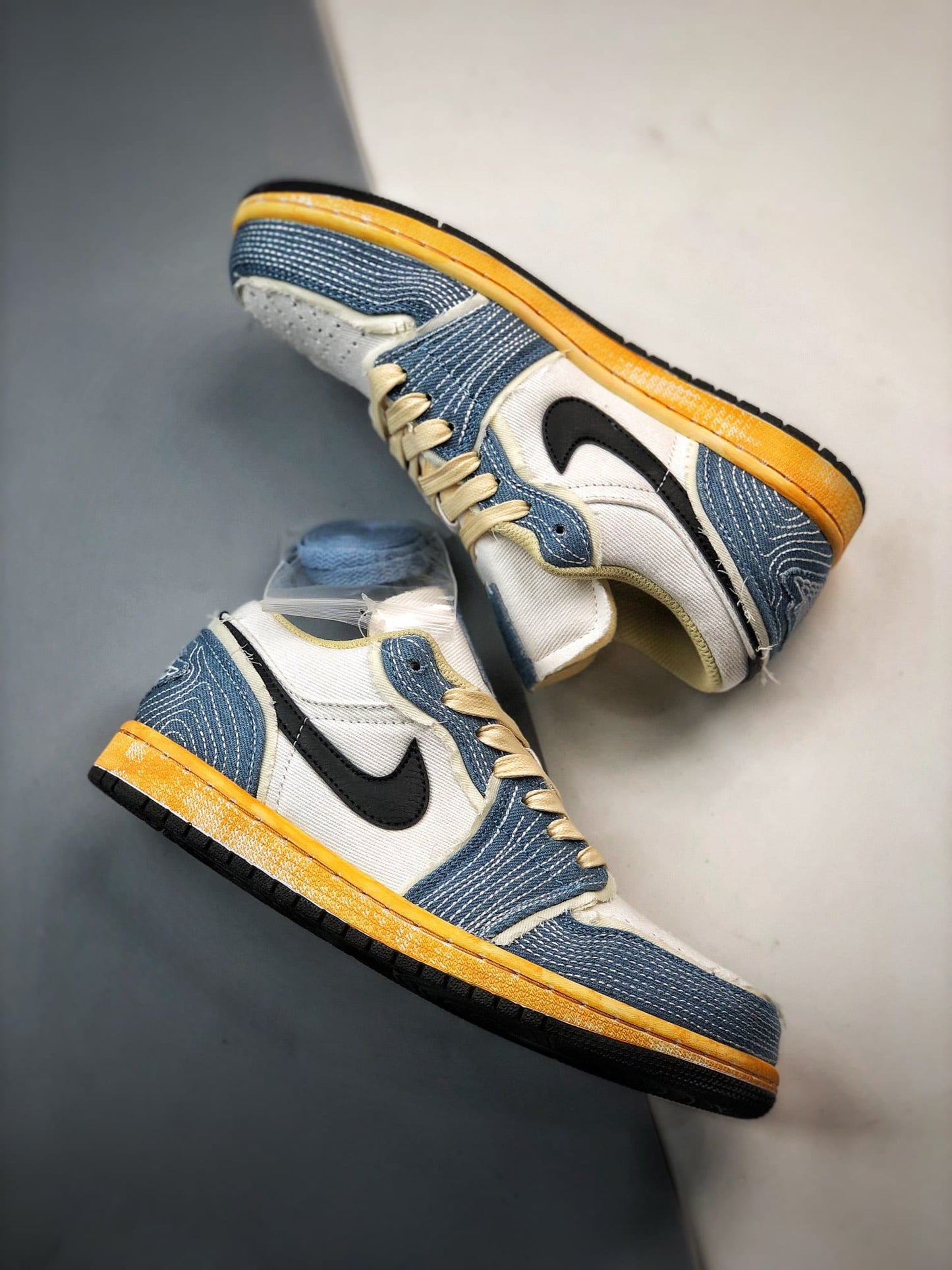 Air Jordan 1 Low SE WRMK Sashiko Denim