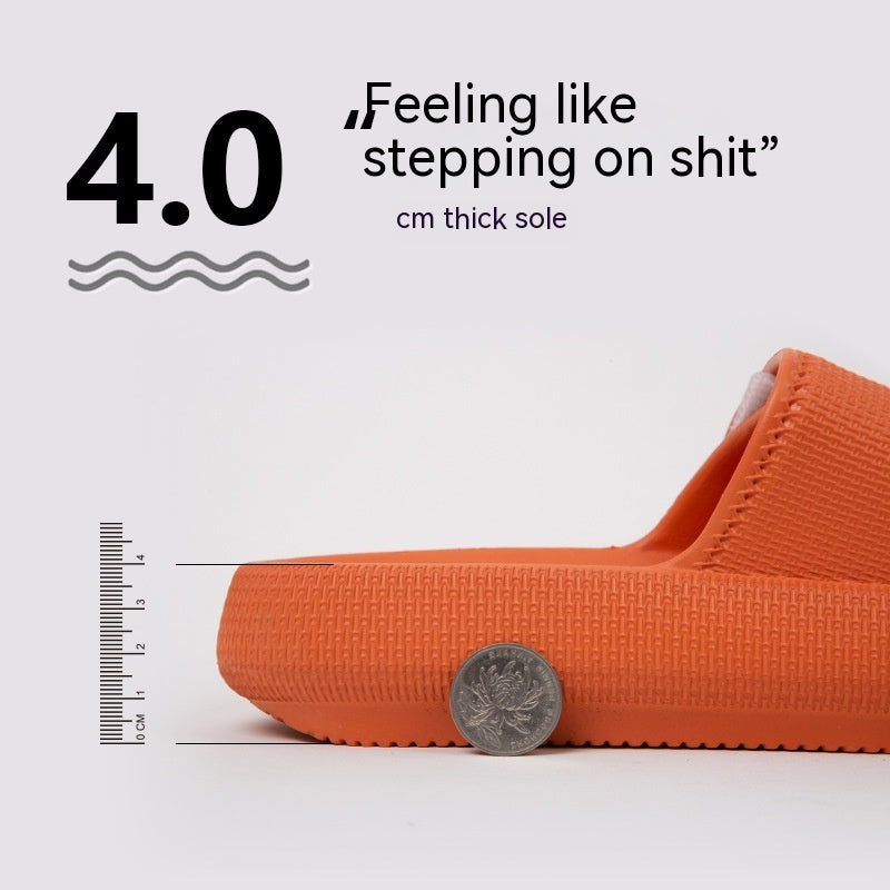 Poop Feeling Velcro Platform Female Summer Couple Bathroom Home